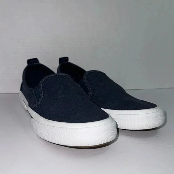 Sperry Top-Sider Crest Twin Gore Sparkle Stripe Linen Slip On - Picture 1 of 6